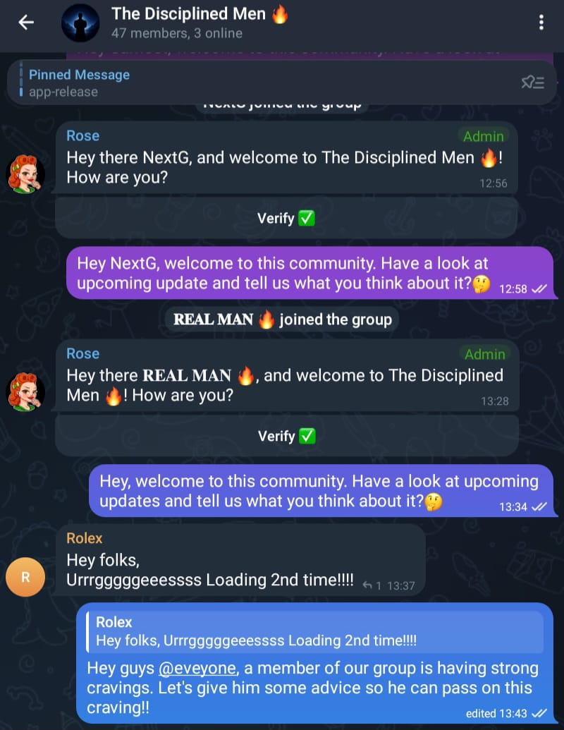 Active conversations in the community